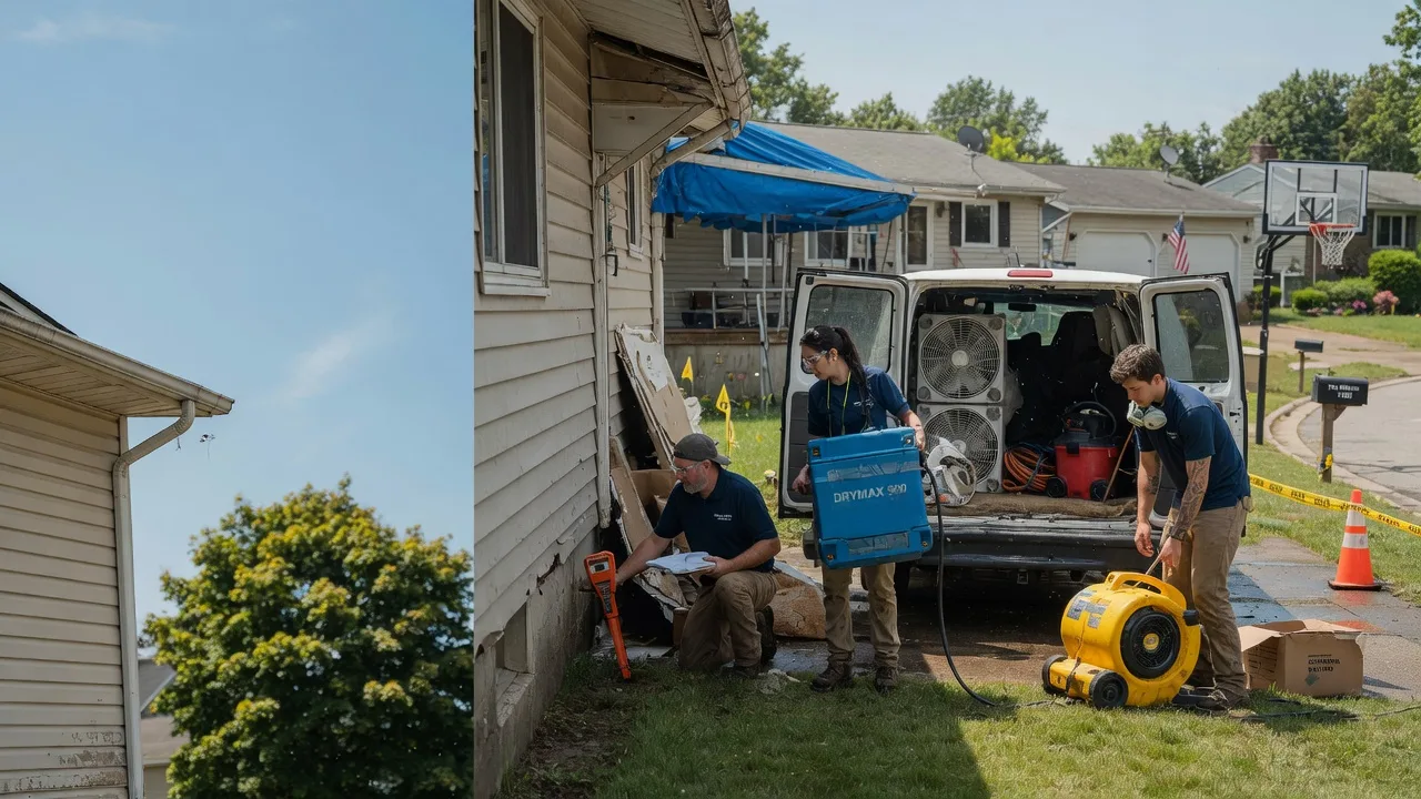 Ceiling Leak Cleanup in Walton, IN near me